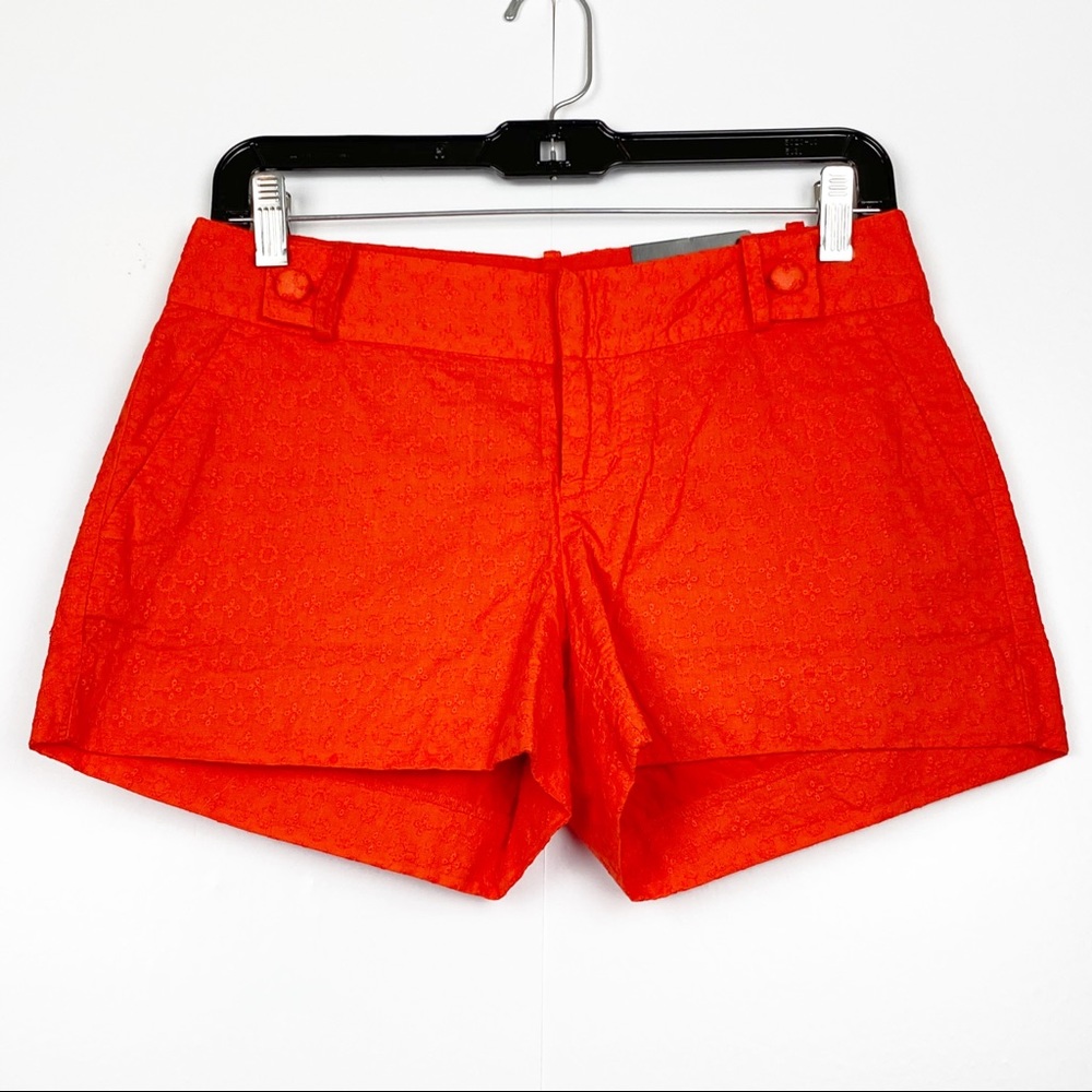 NWT | BANANA REPUBLIC | Ryan Fit Eyelet Shorts | 0